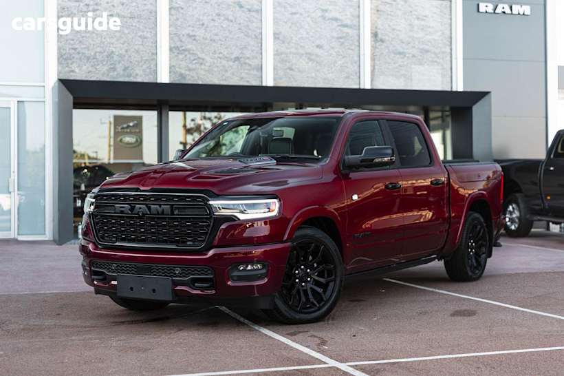 Red 2025 Ram 1500 Ute Tray LIMITED HURRICANE HO RAMBOX 4X4