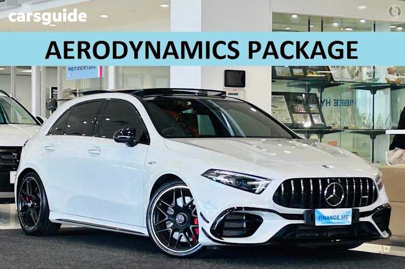 White 2021 Mercedes-Benz A45 Hatchback S 4Matic+