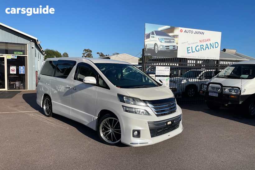 White 2012 Toyota Vellfire OtherCar 7 SEATER LUXURY PEOPLE MOVER