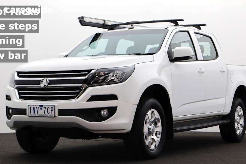 White 2018 Holden Colorado Ute Tray LT R