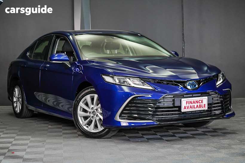 Blue 2024 Toyota Camry Sedan Ascent Hybrid