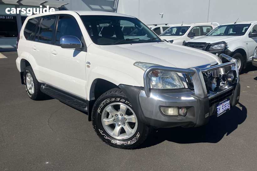 White 2008 Toyota Landcruiser Prado Wagon Gx (4X4)