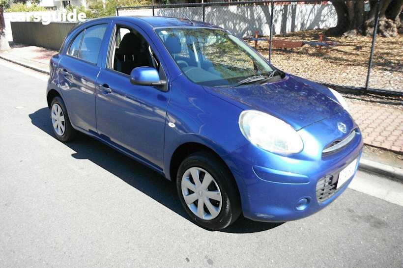 Blue 2014 Nissan Micra Hatchback St