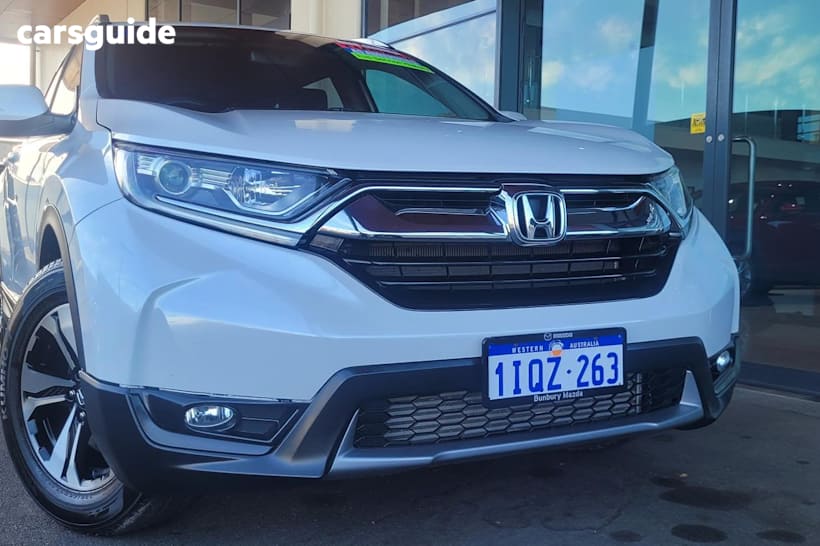 White 2020 Honda CR-V SUV VTI F