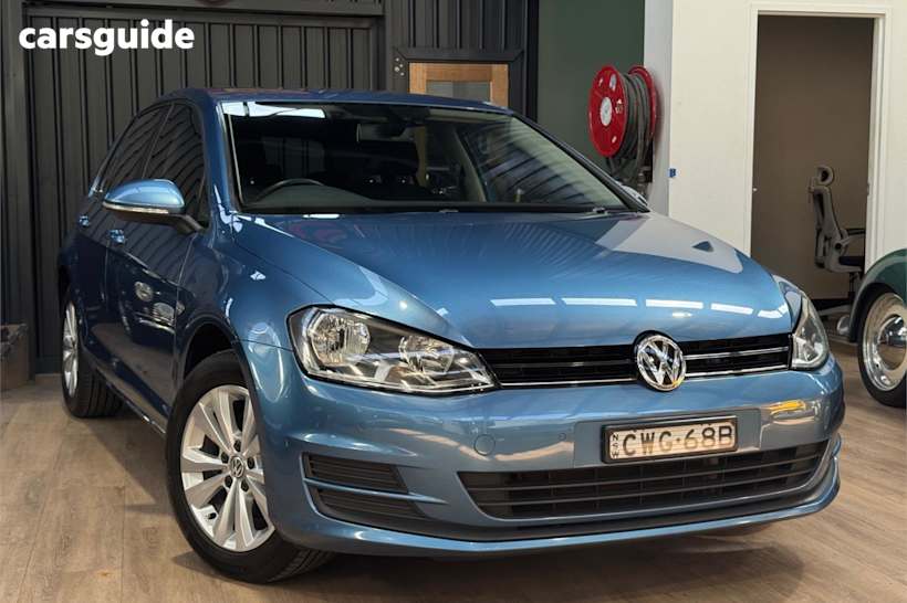 Blue 2014 Volkswagen Golf Hatch 90TSI COMFORTLINE F