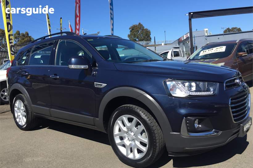 Blue 2017 Holden Captiva Wagon Active 7 Seater