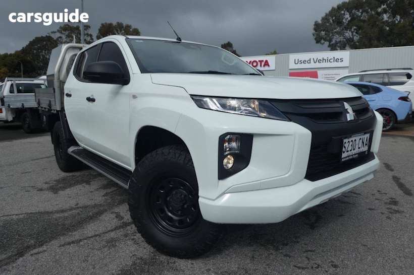 White 2021 Mitsubishi Triton Double Cab Pick Up Glx+ (4X4)