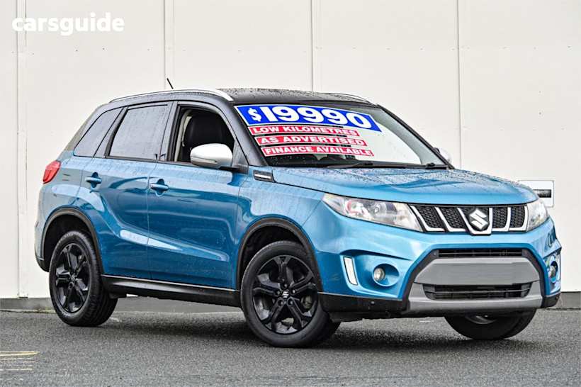 Blue 2016 Suzuki Vitara SUV S TURBO F