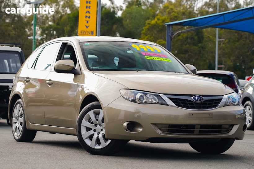Gold 2008 Subaru Impreza Hatchback Rx (Awd)