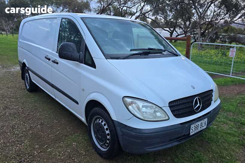 White 2009 Mercedes-Benz Vito Van 120Cdi Compact