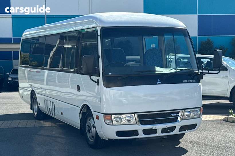 White 2016 Mitsubishi ROSA BUS OtherCar DELUXE