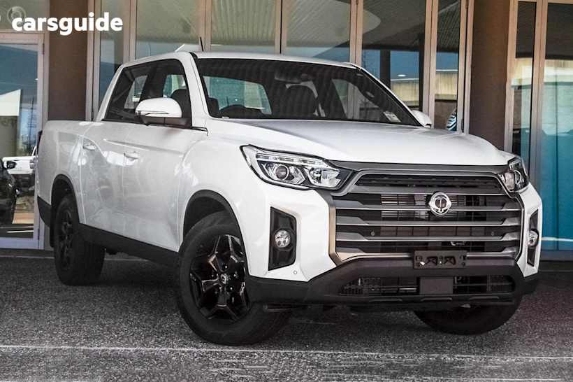White 2024 Ssangyong Musso Ute Tray ULTIMATE 4X4