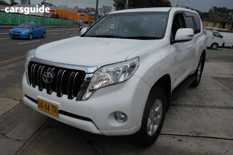 White 2015 Toyota Landcruiser Prado Wagon Gxl (4X4)