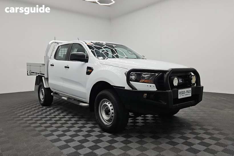 White 2018 Ford Ranger Double Cab Chassis Xl 3.2 (4X4)