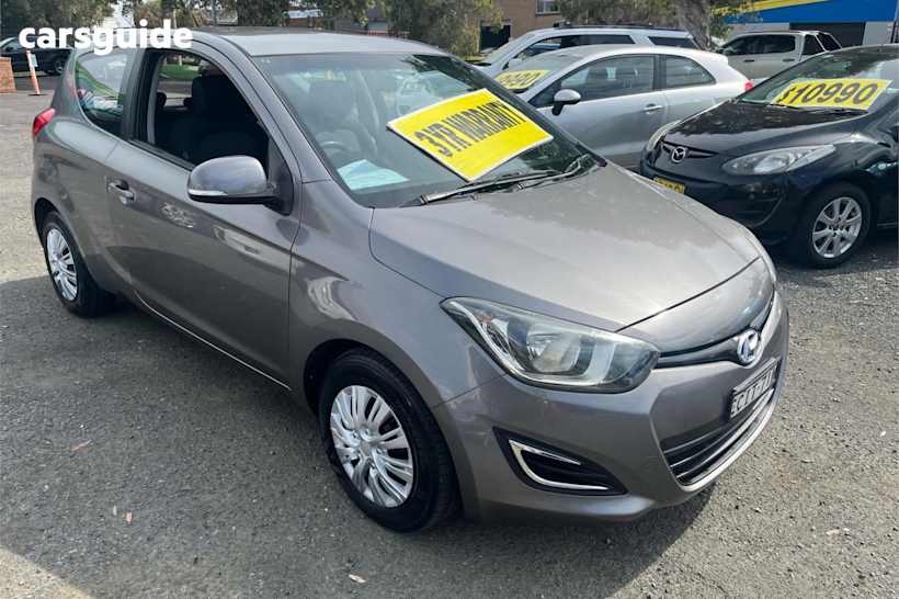 Grey 2012 Hyundai I20 Hatch ACTIVE F