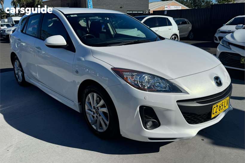White 2012 Mazda 3 Hatchback Diesel