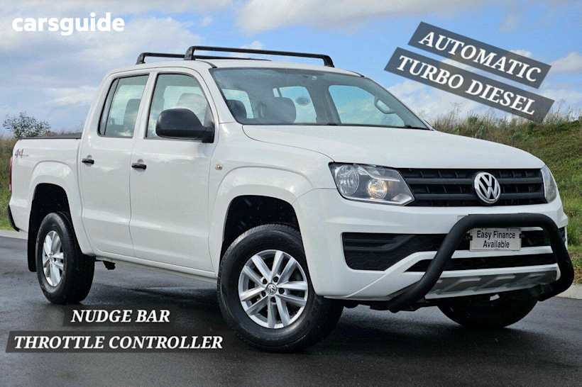 White 2016 Volkswagen Amarok Dual Cab Utility Tdi420 Core Edition (4X4)