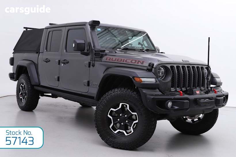 Grey 2021 Jeep Gladiator Dual Cab Utility Rubicon (4X4)