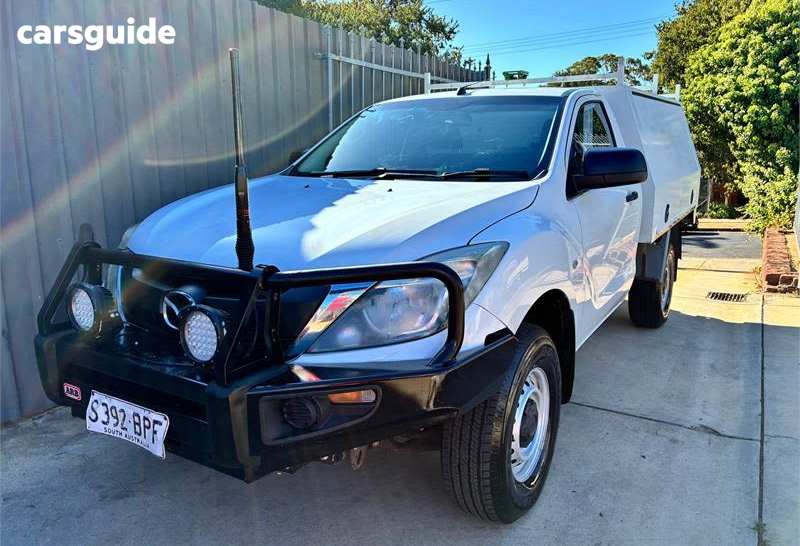 White 2017 Mazda BT-50 Ute Tray XT 4X4