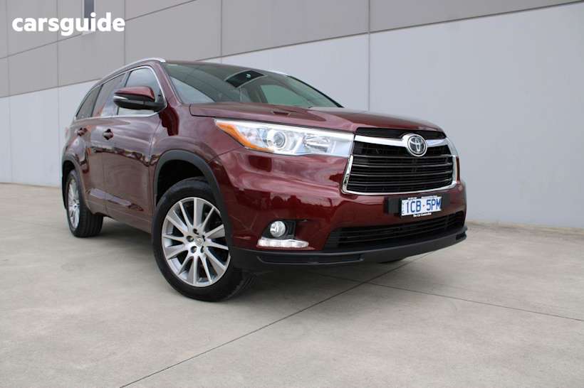 Red 2014 Toyota Kluger Wagon Grande (4X2)