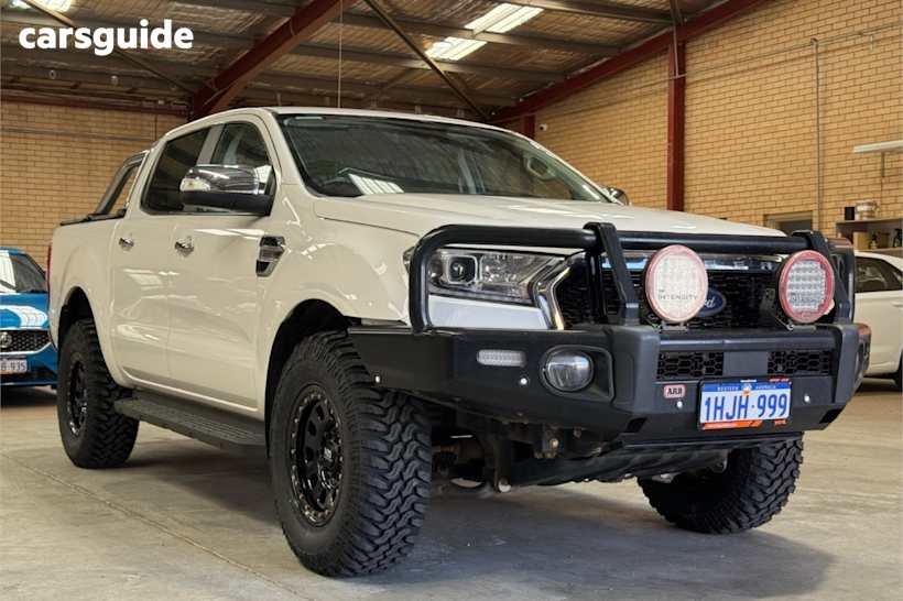 White 2021 Ford Ranger Double Cab Chassis Xlt 3.2 (4X4)