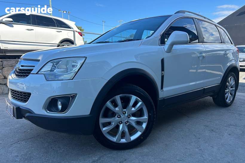 White 2013 Holden Captiva SUV 5 F