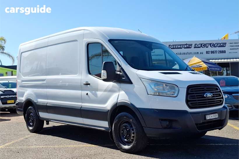 White 2015 Ford Transit Commercial 350L R