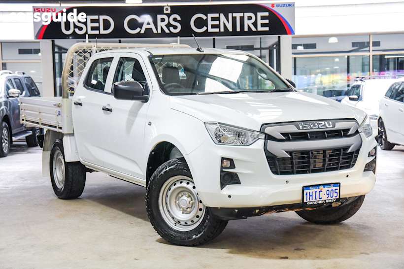 White 2021 Isuzu D-MAX Ute Tray SX 4X4