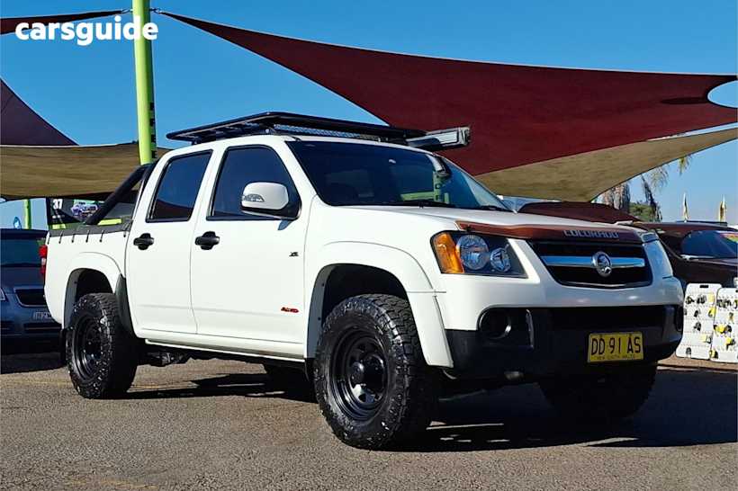 White 2008 Holden Colorado Crew Cab Pickup Lx (4X4)