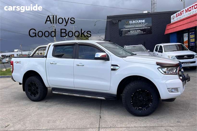 White 2015 Ford Ranger Ute Tray XLT 4X4