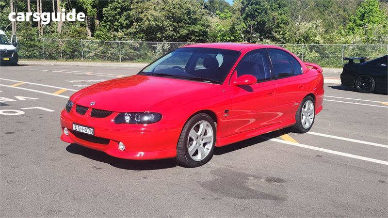 Red 2001 Holden Commodore Sedan SS