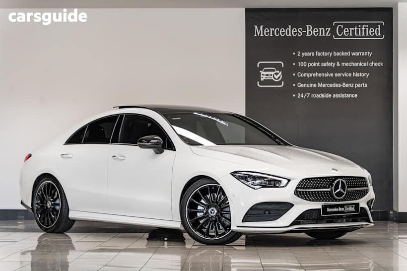 White 2022 Mercedes-Benz CLA250 Coupe 4Matic