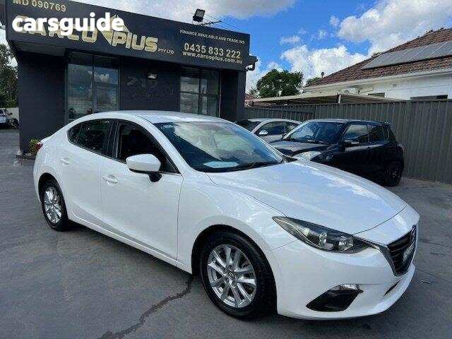 White 2014 Mazda 3 Sedan Touring