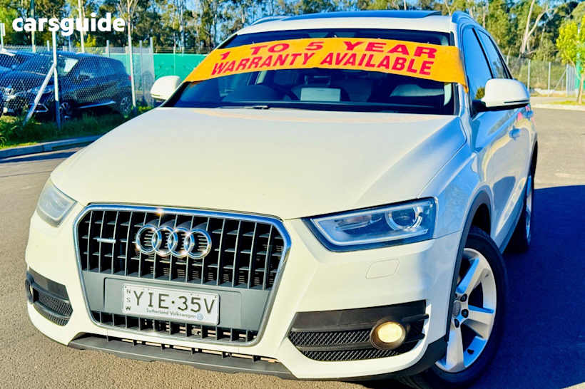 White 2012 Audi Q3 Wagon 2.0 Tfsi Quattro (155Kw)