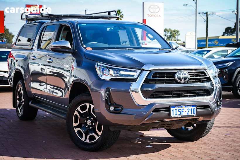 Grey 2021 Toyota Hilux Double Cab Pick Up Sr5 (4X4)