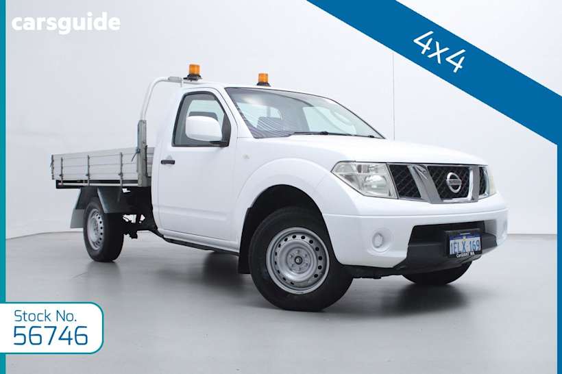 White 2014 Nissan Navara Cab Chassis Rx (4X4)
