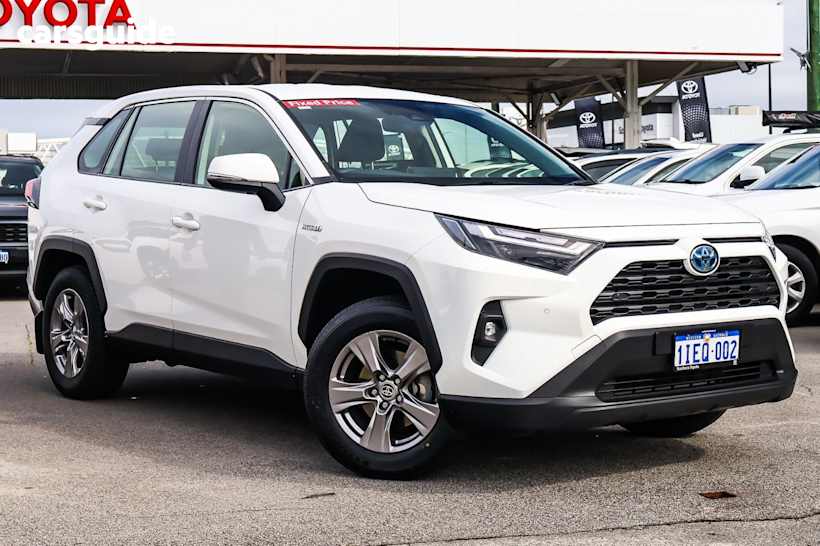 White 2024 Toyota RAV4 SUV GX F
