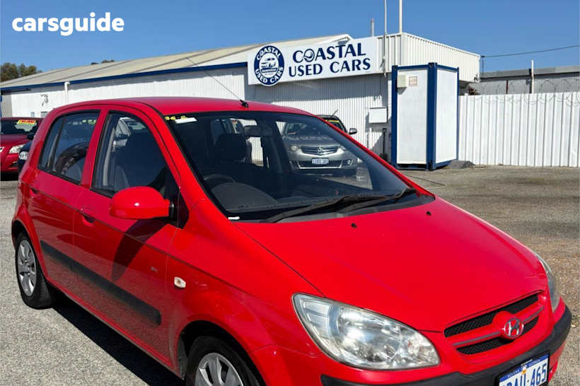 Red 2008 Hyundai Getz Hatchback Sx