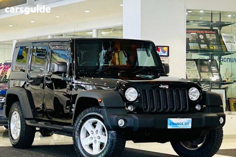 Black 2016 Jeep Wrangler SUV UNLIMITED SPORT 4X4