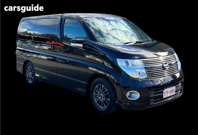 Black 2008 Nissan Elgrand SUV