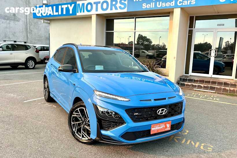 Blue 2021 Hyundai Kona SUV N-LINE PREMIUM