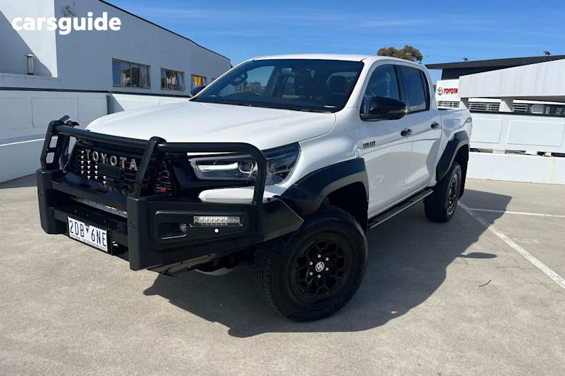 White 2024 Toyota Hilux Ute Tray GR SPORT 4X4