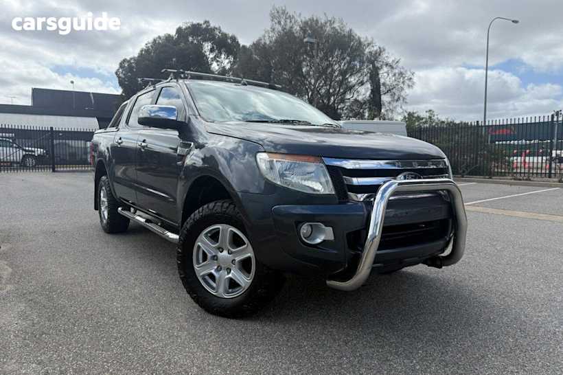 Grey 2012 Ford Ranger Dual Cab Utility Xlt 3.2 (4X4)