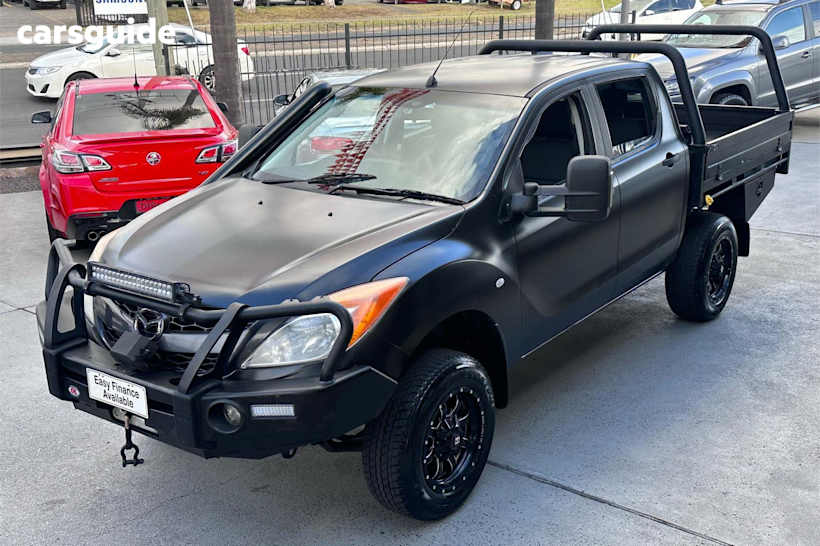 Black 2013 Mazda BT-50 Ute Tray XT 4X4