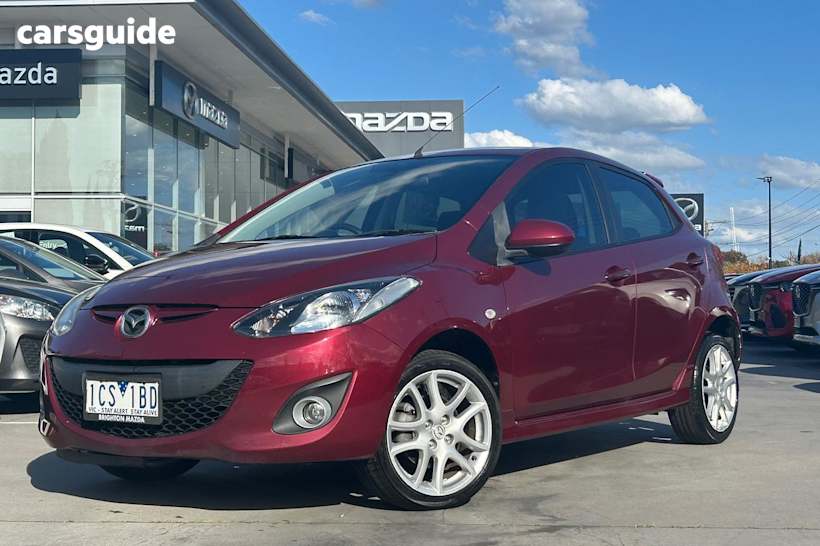 Red 2012 Mazda Mazda2 Hatch GENKI F
