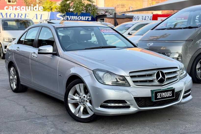 Silver 2012 Mercedes-Benz 200 Sedan AVANTGARDE BE W204 MY12