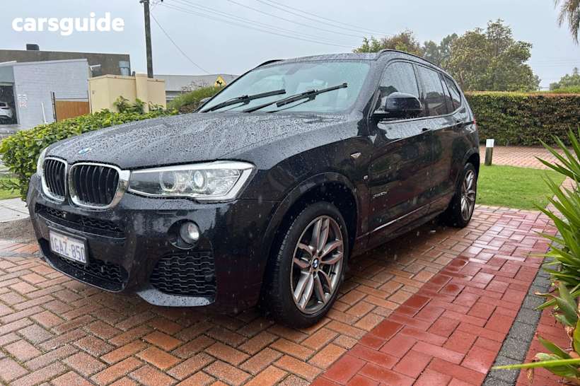 Black 2016 BMW X3 Wagon Xdrive 20D