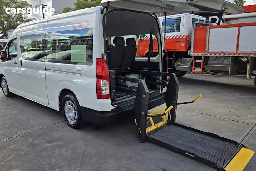 White 2020 Toyota HiAce OtherCar COMMUTER R