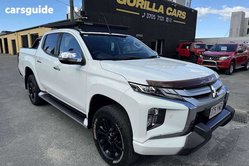 White 2019 Mitsubishi Triton Double Cab Pick Up Gls (4X4) Premium