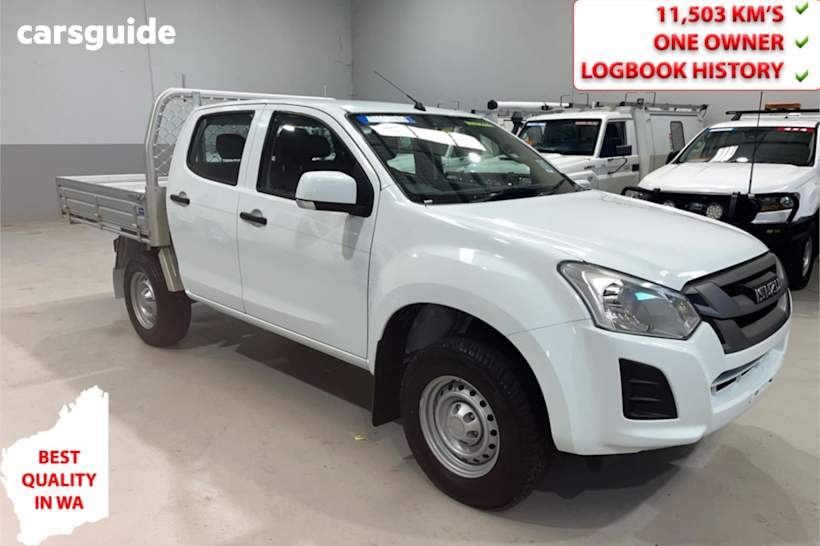 White 2020 Isuzu D-MAX Ute Tray SX 4X4